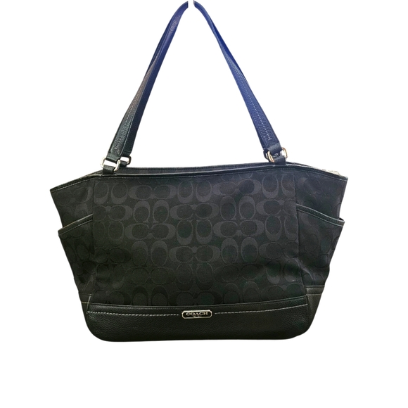 Coach Handbags - This is a Coach Park Signature Carrie Tote in Black